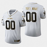 Nike Cowboys Customized White 100th Season Vapor Untouchable Limited Jersey,baseball caps,new era cap wholesale,wholesale hats